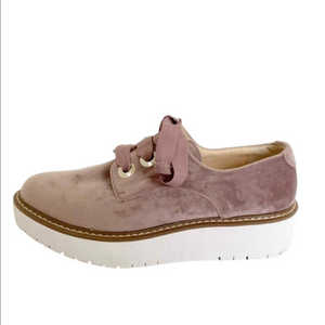 Zara Shoes Vegan Suede Lavender Platform Size 37